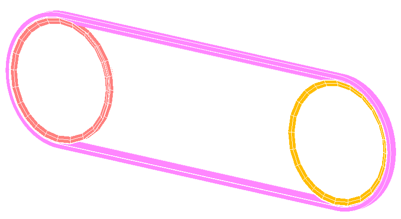 belt pulley simulation