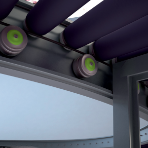 Azionamento tangenziale